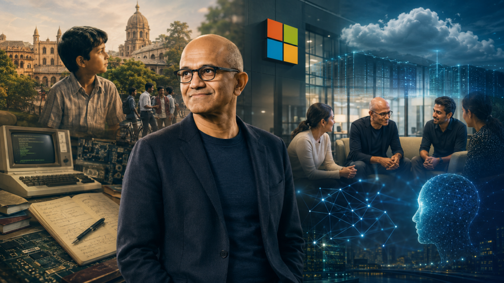 La vida de Satya Nadella