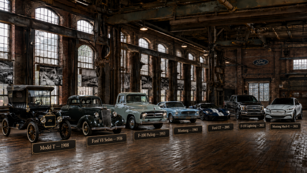 Modelos de vehiculos de la Ford Motor Company