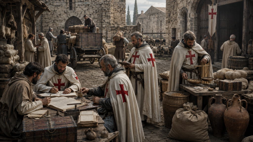 Actividades economicas de los Caballeros Templarios