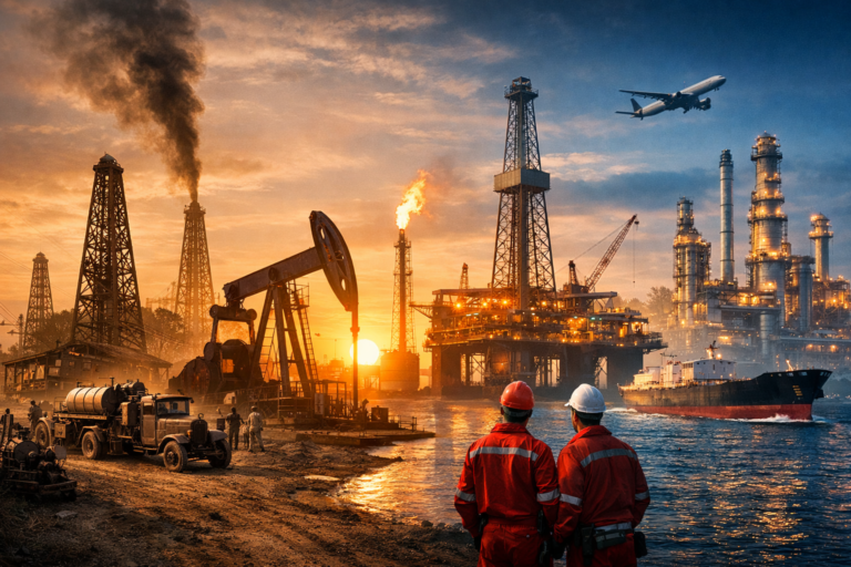 La historia de la industria petrolera y cómo llegó a dominar la economía mundial