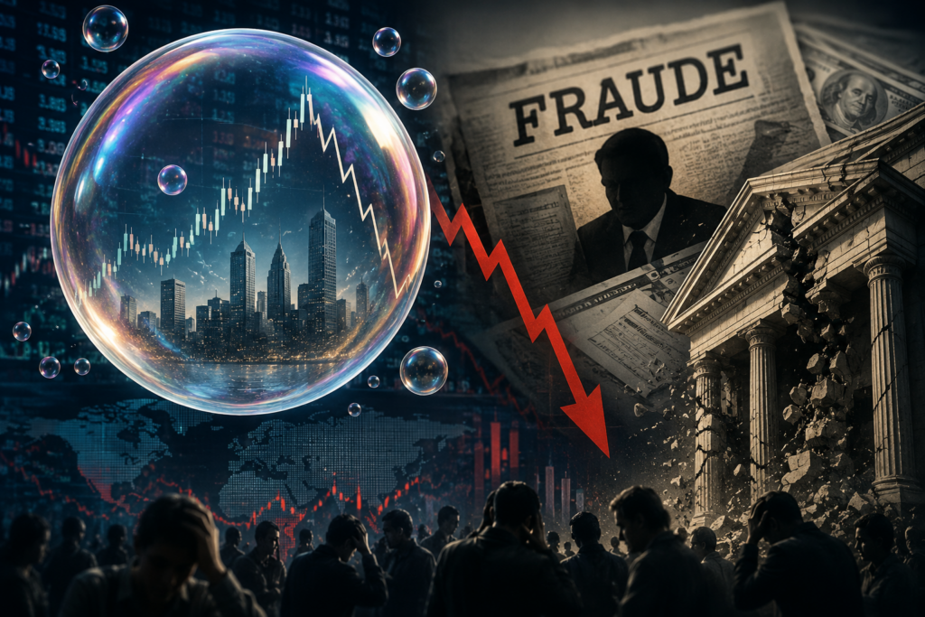Burbujas, fraudes y crisis financieras
