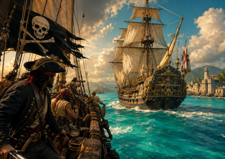 Pirateria en el caribe