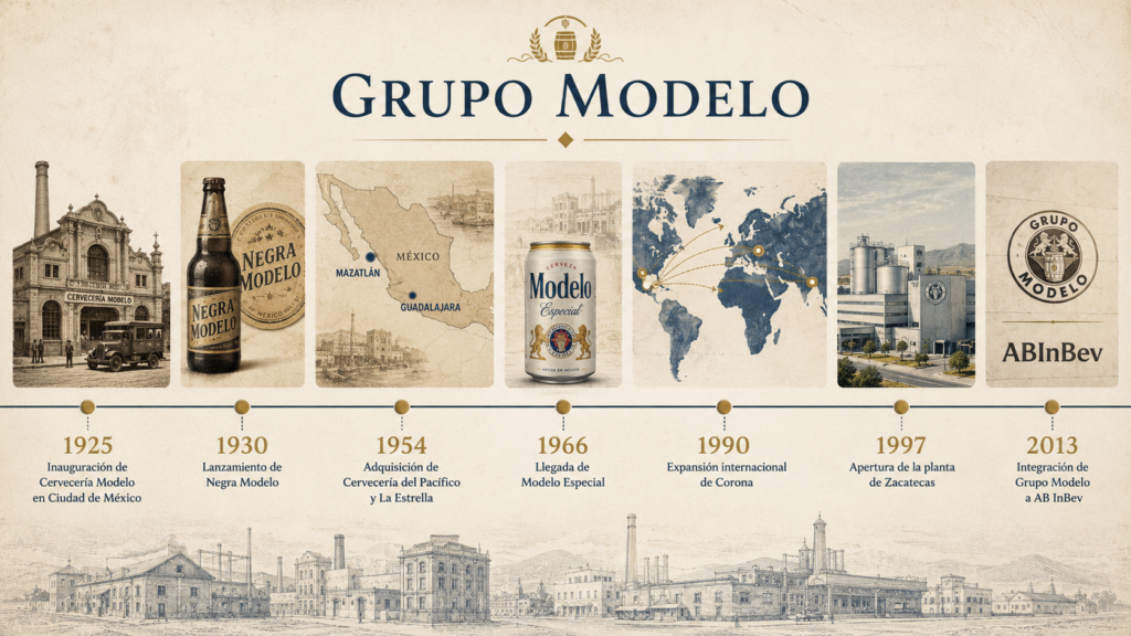 Historia de Cerveza Corona y Grupo Modelo